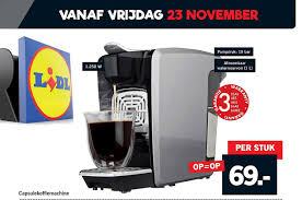 I won't be risking a broken machine to save a couple of cents (and get a poorer taste). Capsulekoffiemachine Aanbieding Bij Lidl