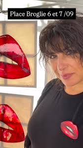 Samedi 6 et dimanche 7/09 jusqu’à 18h, Expo place Broglie à Strasbourg,  #art #lips #bouche #géode #peinture #makeup #placedesarts