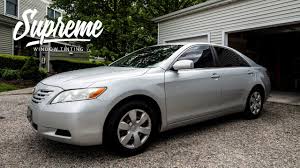 * near new tyres at 90% tread. Window Tinting How To Heat Shrink 07 Toyota Camry Back Window Youtube