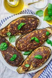 Corsican Style Stuffed Eggplant Boats Eggplant Boats Eggplant Recipes Recipes