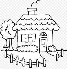 Menggambar dan mewarnai kucing menggambar com sumber : Rumah Gambar Hitam Dan Putih Gambar Png