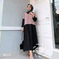 Menyadari adanya kebutuhan para muslimah akan busana muslim yang memiliki model sedikit, para. Jual Baju Qtasan Wanita Muslimah Blouse Tunik Panjang Muslim Blouse Wanita Remaja Kekinian Pakaian Ang Maci Gamis Cantik Navy Di Lapak Toko Kley Bukalapak