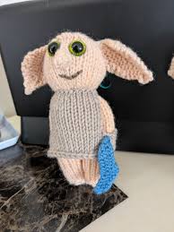 I promised I would post this cross stitch once I had finished. So here it  is. Dobby is finally a free elf