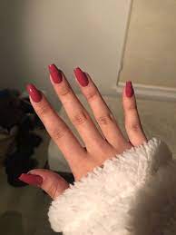 So, whether you're considering acrylic nails, or you just fancy brushing up on your nail shape knowledge, these are eight of the most popular trends to try, from coffin to stiletto and squoval to. Coffin Acrylics Burgundy Discovered By Tammy Hartil
