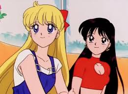Minako aino, alias sailor venus o sailor v (セーラー v sera v?), es uno de los personajes de la serie de anime y manga sailor moon así como también de su precuela, codename: Sailor Moon Minako Aino Anime And Rei Hino Image 7155046 On Favim Com