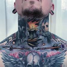 101 Best Neck Tattoos For Men Cool Designs Ideas 2019 Guide Neck Tattoo For Guys Full Neck Tattoos Neck Tattoo