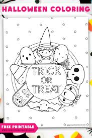 Top 25 halloween coloring pages for kids: Halloween Coloring Pages Free Printables Fun Loving Families