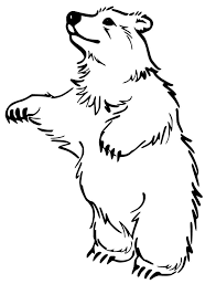 These alphabet coloring sheets will help little ones identify uppercase and lowercase versions of each letter. Printable Black Bear Coloring Page Free Printable Coloring Pages For Kids