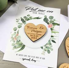 Magnet Wedding Invitations Personalised Wedding Invitations Wedding Saving