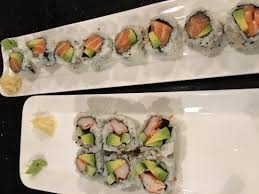 Salmon Avo Roll And California Roll Picture Of Mt Fuji Restaurant Toronto Tripadvisor