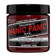 Manic panic 'vampire red', no bleach on dark brown hair. Amazon Com Manic Panic Vampire Red Hair Dye Classic Chemical Hair Dyes Beauty