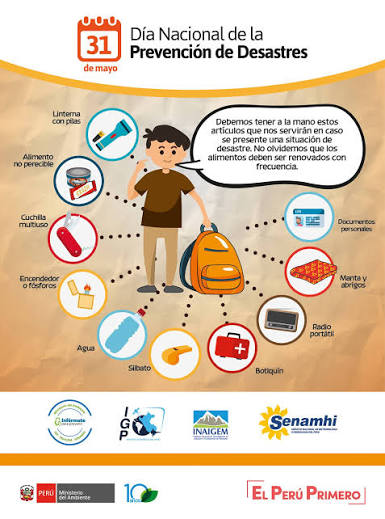 En el Día Nacional de la Prevención de los Desastres tomemos conciencia  sobre la importancia de estar preparados para saber cómo actuar durante y  después de cualquier desastre. #InfórmateParaPrevenir aquí:  https://goo.gl/aWMp6Z #ElPerúPrimero