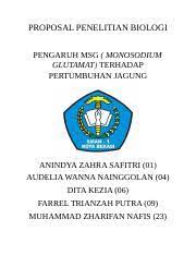 We did not find results for: Tugas Ipa Proposal Jagung Docx Proposal Penelitian Biologi Pengaruh Msg Monosodium Glutamat Terhadap Pertumbuhan Jagung Anindya Zahra Safitri 01 Course Hero