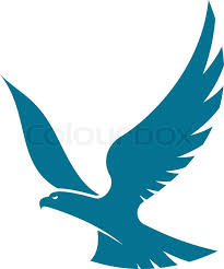 Graceful Flying Eagle Soaring High In Stock Vector Colourbox Select any of these soaring eagle silhouette pictures that best fits your web designs or other projects. graceful flying eagle soaring high in