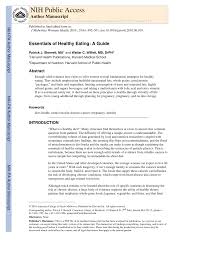 Are you getting enough sun? Pdf Essentials Of Healthy Eating A Guide