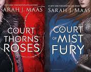 Image of Sarah J. Maas and her book covers