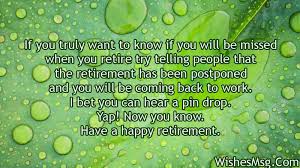 Funny Retirement Wishes Messages And Quotes Wishesmsg Our top 50 retirement quotes, wishes and sayings are useful for retirement cards. funny retirement wishes messages and