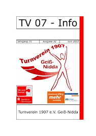 Contribute to konsumer/tvinfo development by creating an account on github. Tv Info Heft Tv 1907 Ev Geiss Nidda