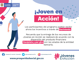 Diez años de una ruptura advertida. Davivienda Es El Nuevo Operador Bancario Para Entrega De Incentivos De Jovenes En Accion Prosperidad Social