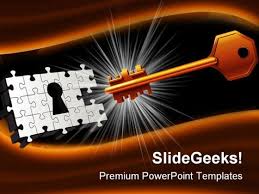 · select info > protect presentation > always . Vector Key To Unlock Security Powerpoint Templates And Powerpoint Backgrounds 0211 Powerpoint Themes