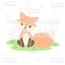 Download Cute Woodland Fox Svg Cut File Clipart For Silhouette Studio Cricut Design Space