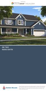 Sw 7602 indigo batik interior/exterior color collections: Sherwin Williams Illusive Green Exterior Novocom Top