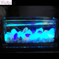 50 Sht Svetyatsya V Temnote Iskusstvennyj Svetyashiesya Kamushki Kamen Dlya Akvariuma Ukrasheniya Aksessuary Fish Tank Garden Fish Tank Decorations Glow Stones
