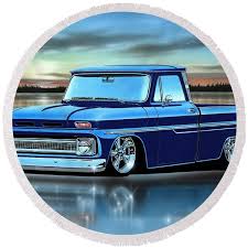 Image result for Blue 1966 Truck