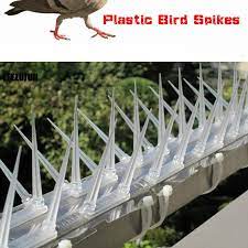 It is suitable for buildings that need protection, food factories, hotels and other places, which can be installed in. Visit To Buy Plastic Pigeon Spikes Kit Balcony Bird Spikes Repellent Cover 40cm Set Of 3 Advertisement Bird Repellents Bird Repellent