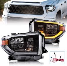 300 x 300 jpeg 14 кб. Amazon Com Vland Led Headlights For Tundra Led Black Automotive