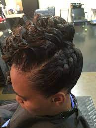 Braid With Spiral Curls Curled Hairstyles Hair Updos Hair Styles