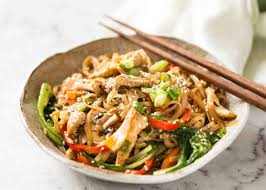 Its a quick and easy recipe. Chicken Stir Fry With Rice Noodles Recipetin Eats