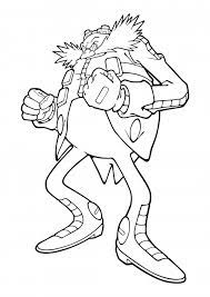 Eggman coloring and printable page. Dr Eggman Is Sonic S Sworn Enemy Coloring Pages Sonic The Hedgehog Coloring Pages Colorings Cc