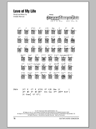 Queen Love Of My Life Sheet Music Notes Chords Score Download Printable Pdf Sheet Music Notes Love Of My Life Queen Lyrics
