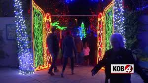 Albuquerque Biopark Launches Annual River Of Lights Display Youtube