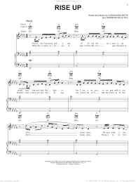Piano sheet is arranged for piano and available in easy and advanced versions. Andra Day Rise Up Sheet Music For Voice Piano Or Guitar Pdf