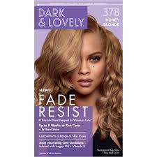 Darkening your hair colour is a fun to way to mix up your look. Softsheen Carson Dark And Lovely Fade Resist Rich Conditioning Hair Color Permanent Hair Dye 378 Honey Blonde Walmart Com Walmart Com