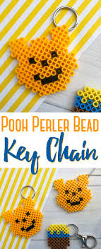 The patterns will be sent to you in a pdf format and are designed to be used as a reference digitally on a mobile device, tablet or desktop/laptop. Pooh Perler Bead Keychain The Centsable Shoppin