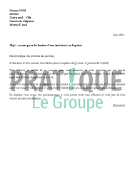 Check spelling or type a new query. Lettre D Excuses Pour Decliner Une Invitation A Un Bapteme Pratique Fr