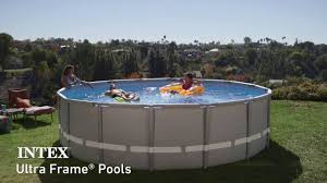 Piscine Intex Ultra Frame Piscines Tubulaires Rondes Youtube