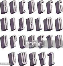 Pottery and sculptures are good examples of 3. 3d Font Monochrome Dimensional Alphabet Clipart Image