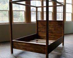 This bed frame with storage is offering 6 drawers spacious space which allows you to make it appear as. Diy Four Poster Bed Frame Storage Google Search Farmhouse Canopy Beds Rustic Wood Bed Frame Queen Canopy Bed