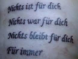 Ultimate Rammstein Fan Site Lyric Tattoos Tattoos Bookish Tattoos