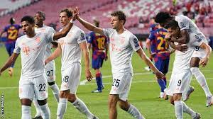 Ligue des champions barcelone vs bayern. Bayern Munich 8 2 Barcelona Brilliant Bayern Smash Barca To Reach Champions League Semis Bbc Sport