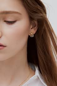 boucles d'oreilles fleur