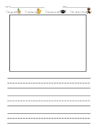 Print kindergarten writing paper handwriting paper template to use. Primary Writing Paper With Editing Checklist Big Lines By Cre8ive Kinders
