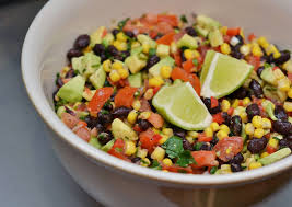 Black Bean Corn Avocado Salsa Black Bean Corn And Avocado Salsa With Images Avocado Salsa Cooking Recipes Simple Eating