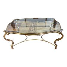 As the name suggests the nature and lightness of leaves is the inspiration behind these highly original tables. Hollywood Regency Gregorius Pineo Custom Glass Gold Leaf Coffee Table Original Price 9 170 Design Plus Gallery