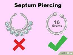 How To Hide Your Septum Piercing Wikihow