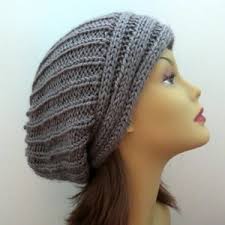 DIY knitting kit, slouchy hat knitting kit, 100% superwash wool